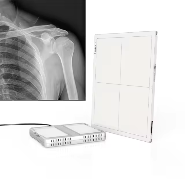 H0054 17*17 İnç Iray DR kablosuz düz panel dedektörü Tıbbi X Ray Ekipmanı Kablosuz Dijital X-ray düz panel dedektörü